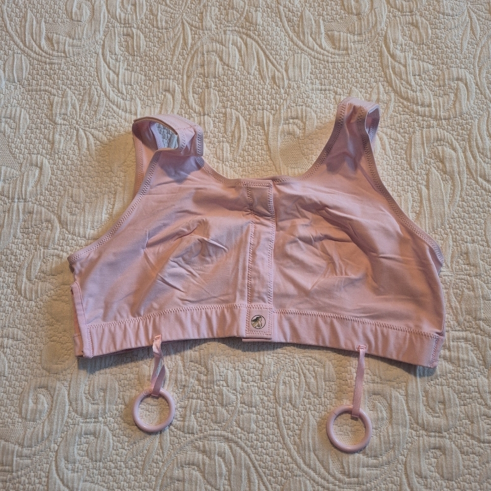 Masthead Elizabeth Pink Surgical Bra women's size Large after surgery bra EUC